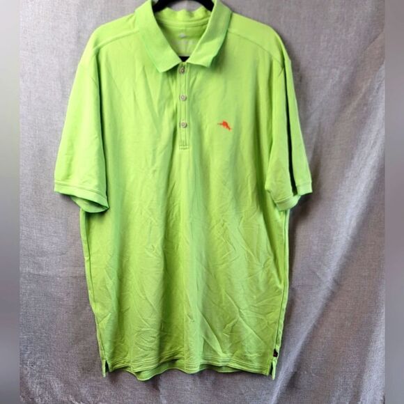 TOMMY BAHAMA Supima Cotton Polo TALL - Picture 1 of 10